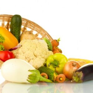 ημέρα λαχανικών σε δίαιτα έξι πετάλων