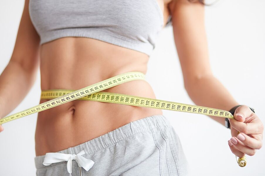 μέτρηση μέσης μετά την απώλεια βάρους